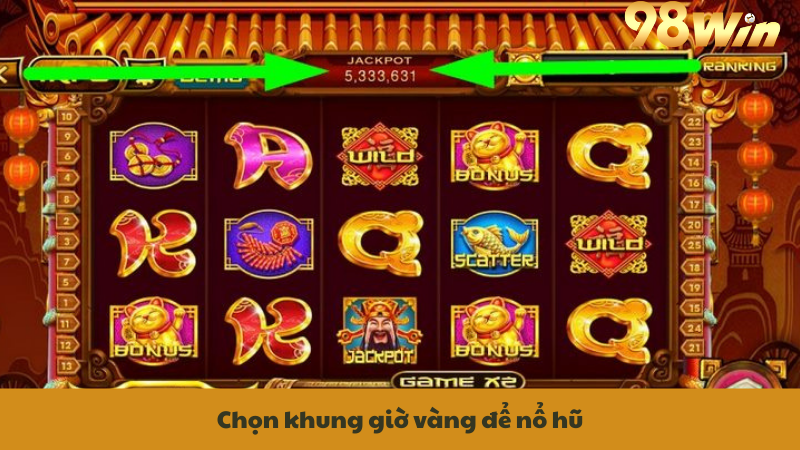 Chọn khung giờ vàng để nổ hũ